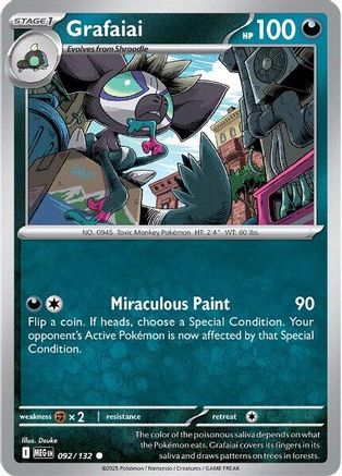 [PKM] Grafaiai (092/132) [Mega Evolutions: Base Set]