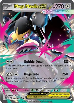 [PKM] Mega Mawile ex (094/132) [Mega Evolutions: Base Set]