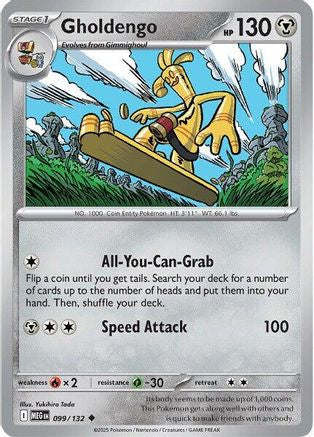 [PKM] Gholdengo (099/132) [Mega Evolutions: Base Set]
