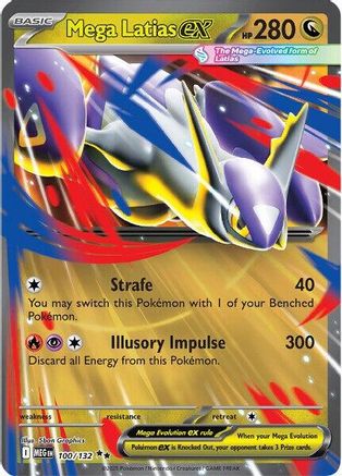 [PKM] Mega Latias ex (100/132) [Mega Evolutions: Base Set]