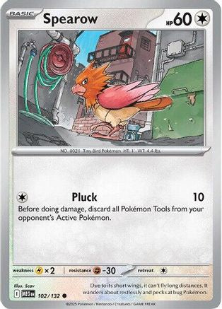 [PKM] Spearow (102/132) [Mega Evolutions: Base Set]