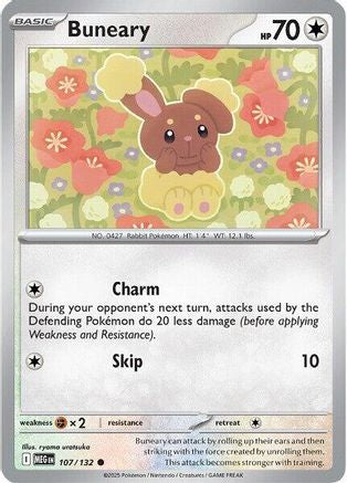 [PKM] Buneary (107/132) [Mega Evolutions: Base Set]