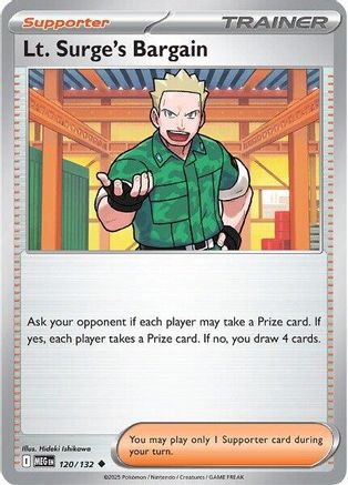 [PKM] Lt. Surge's Bargain (120/132) [Mega Evolutions: Base Set]
