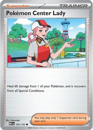 [PKM] Pokemon Center Lady (123/132) [Mega Evolutions: Base Set]
