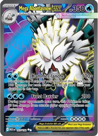 [PKM] Mega Abomasnow ex (157/132) [Mega Evolutions: Base Set]