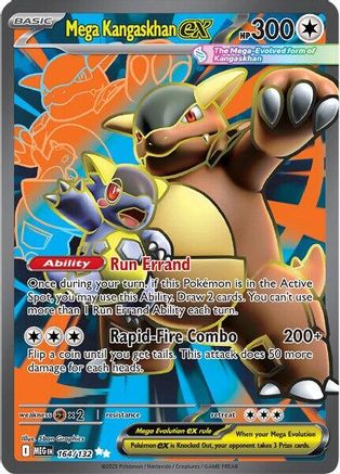 [PKM] Mega Kangaskhan ex (164/132) [Mega Evolutions: Base Set]
