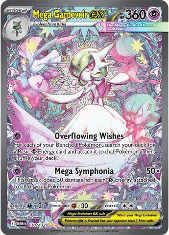 Mega Gardevoir ex (178/132) [Mega Evolutions: Base Set]