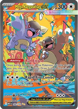 [PKM] Mega Kangaskhan ex (182/132) [Mega Evolutions: Base Set]