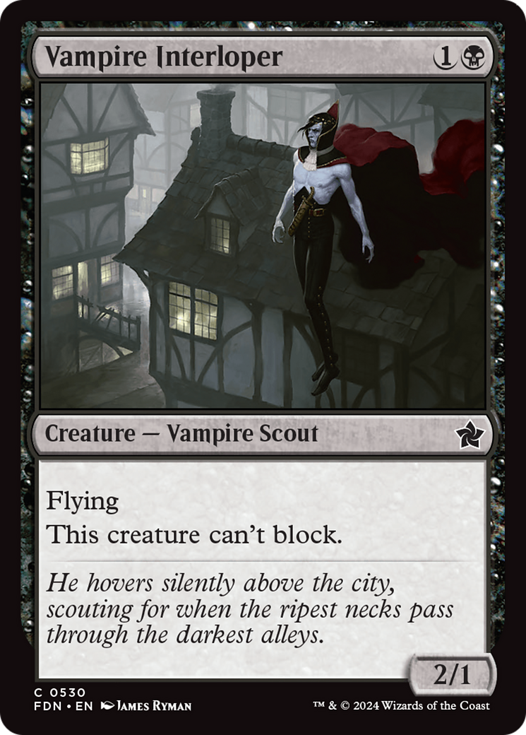 {@C} Vampire Interloper [Foundations][FDN 530]