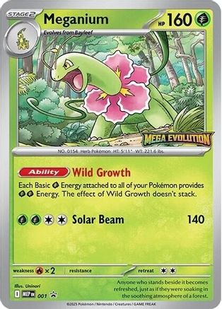 [PKM] Meganium (001) [Mega Evolutions Promo]