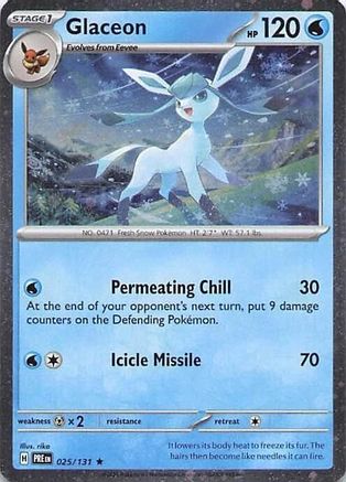[PKM] Glaceon (025/131) (Cosmos Holo) [Miscellaneous Cards]