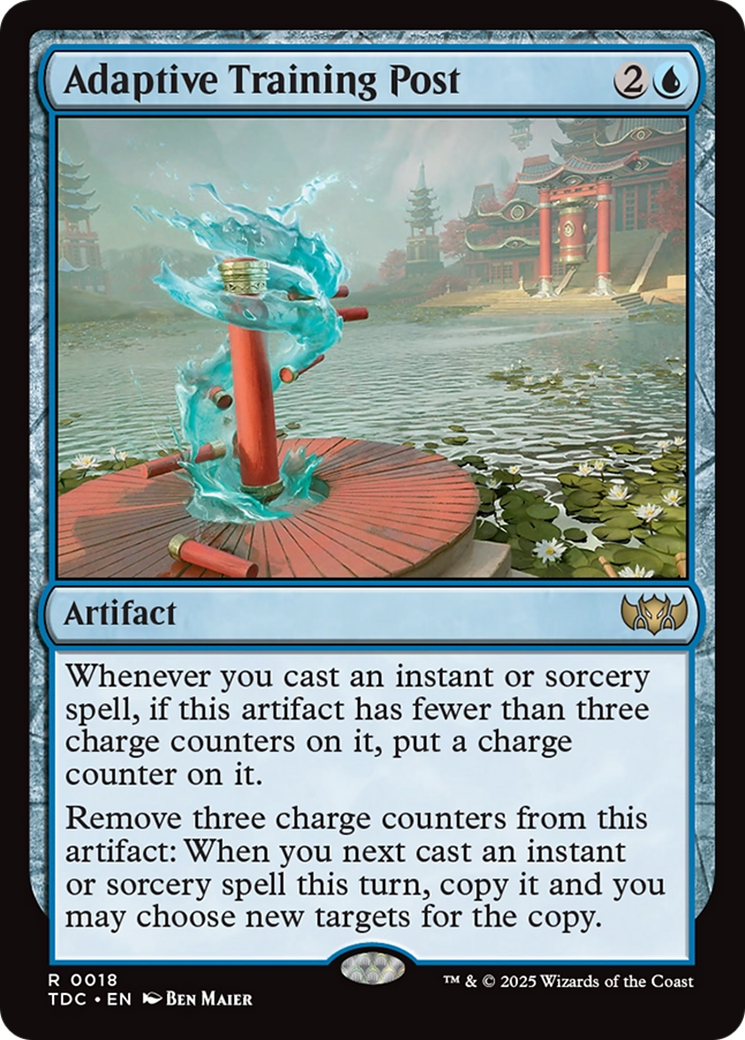 {R} Adaptive Training Post [Tarkir: Dragonstorm Commander][TDC 018]