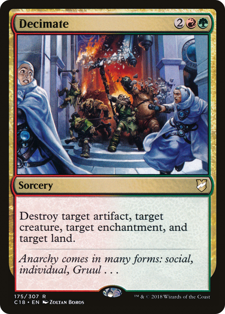 {R} Decimate [Commander 2018][C18 175]
