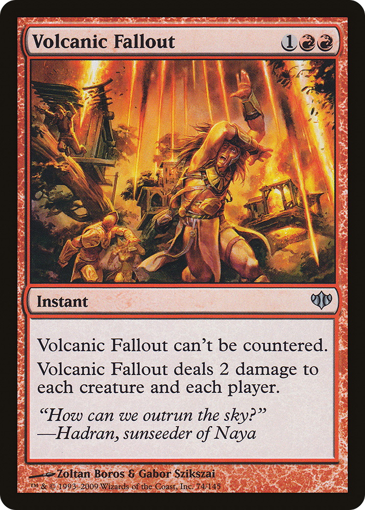 {C} Volcanic Fallout [Conflux][CON 074] - Misty Mountain Games