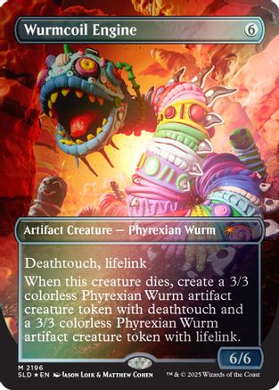 Wurmcoil Engine (2196) (Rainbow Foil) [SLD-2196]  Foil