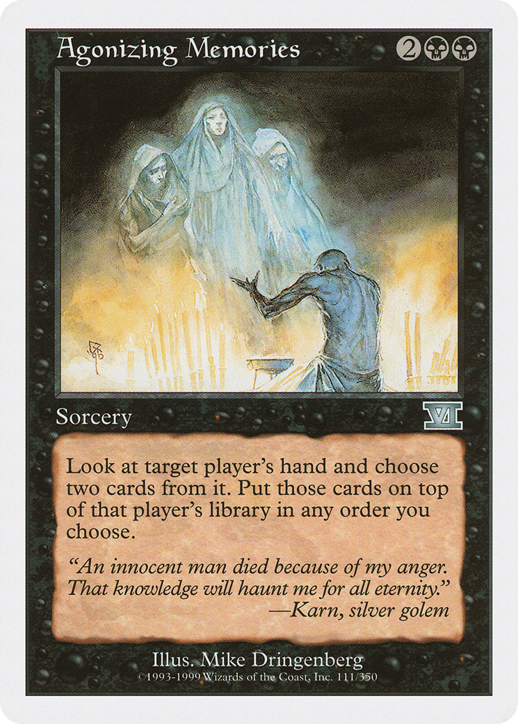 {C} Agonizing Memories [Classic Sixth Edition][6ED 111]