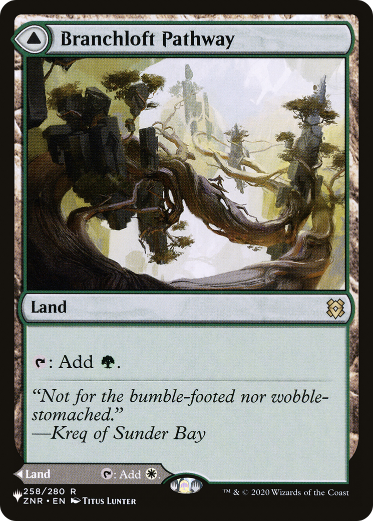 {R} Branchloft Pathway // Boulderloft Pathway [Secret Lair: From Cute to Brute][LS ZNR 258]