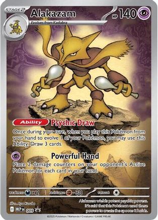 [PKM] Alakazam (009) [Mega Evolutions Promo]