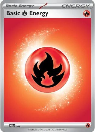 [PKM BE] Basic Fire Energy - 002 [Mega Evolution Energies]