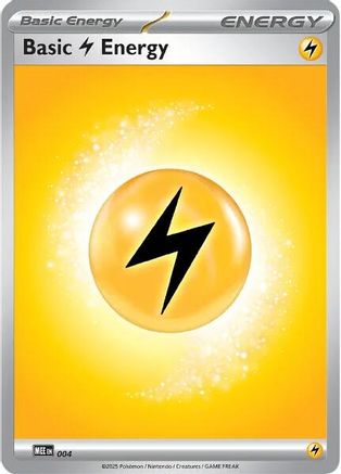 [PKM BE] Basic Lightning Energy - 004 [Mega Evolution Energies]