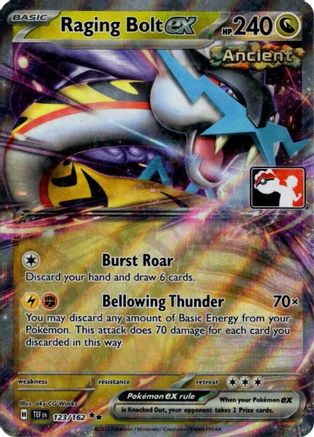 [PKM] Raging Bolt ex (123/162) (Prize Pack Series 5) [Prize Pack Series Five]