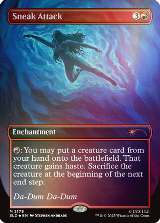 Sneak Attack (Rainbow Foil) [SLD-2178]  Foil