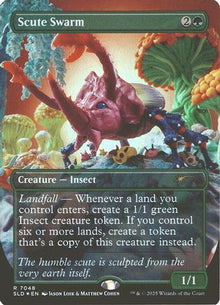 {R} Scute Swarm (Rainbow Foil) (Foil) [SLD 7048]