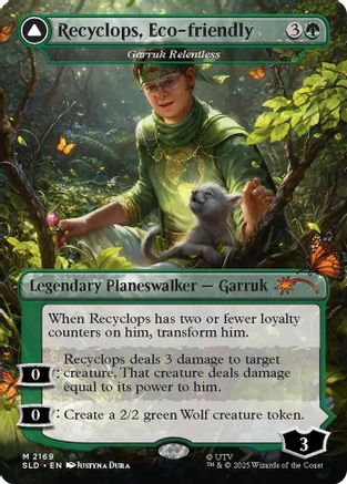 Recyclops, Eco-friendly - Garruk Relentless [SLD-2169]  Foil