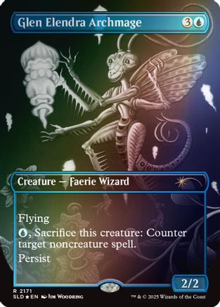 Glen Elendra Archmage (2171) (Rainbow Foil) [SLD-2171]  Foil