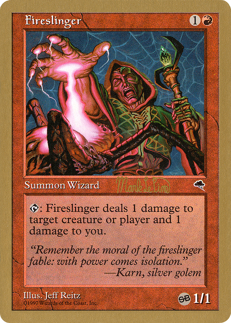 {C} Fireslinger (Mark Le Pine) (SB) [World Championship Decks 1999][GB WC99 MLP173SB]
