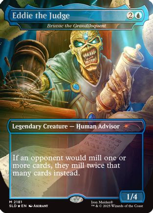 Eddie the Judge - Bruvac the Grandiloquent (Rainbow Foil) [SLD-2181]  Foil