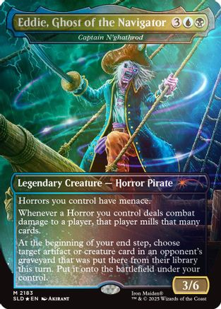Eddie, Ghost of the Navigator - Captain N'ghathrod (Rainbow Foil) [SLD-2183]  Foil