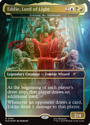 Eddie, Lord of Light - Nekusar, the Mindrazer (Rainbow Foil) [SLD-2184]  Foil