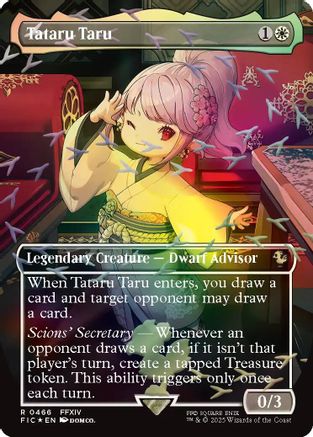 Tataru Taru (Borderless) (Chocobo Track Foil) [FIC-466]  Foil