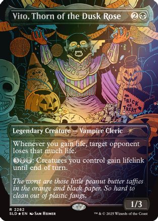 Vito, Thorn of the Dusk Rose (Rainbow Foil) [SLD-2282]  Foil