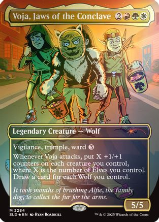 Voja, Jaws of the Conclave (Rainbow Foil) [SLD-2284]  Foil