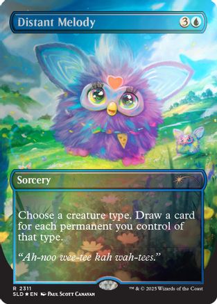 Distant Melody (2311) (Rainbow Foil) [SLD-2311]  Foil