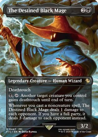 The Destined Black Mage (Borderless) [FIC-447]  Foil