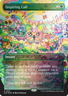 {R} Inspiring Call (Rainbow Foil) (Foil) [SLD 2313]