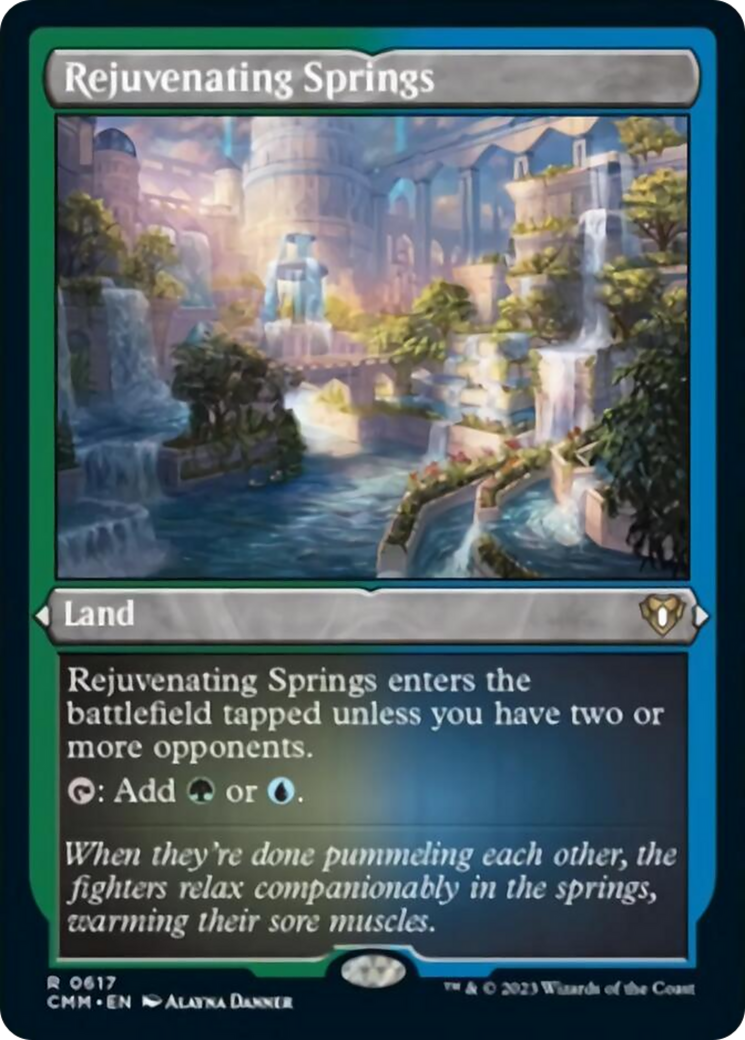 {R} Rejuvenating Springs (Foil Etched) [Commander Masters][CMM 617]