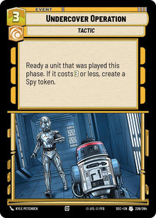 Undercover Operation (236/264) (236/264) [Secrets of Power]