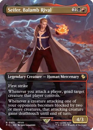 Seifer, Balamb Rival (Borderless) [FIC-451]  Foil