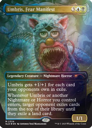 Umbris, Fear Manifest (Rainbow Foil) [SLD-2324]  Foil