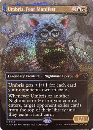 Umbris, Fear Manifest (Confetti Foil) [SLD-2339]  Foil