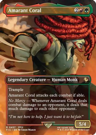 Amarant Coral (Borderless) [FIC-457]  Foil