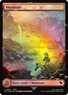 {B} Mountain (Chocobo Track Foil) (Foil) [Commander FINAL FANTASY] [FIC 481]