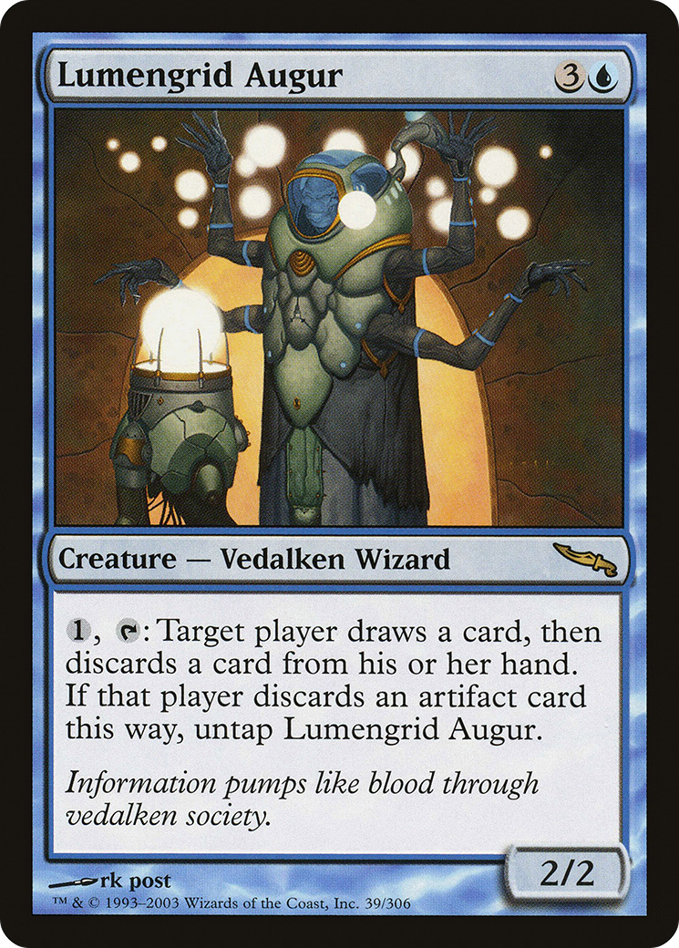 {R} Lumengrid Augur [Mirrodin][MRD 039]
