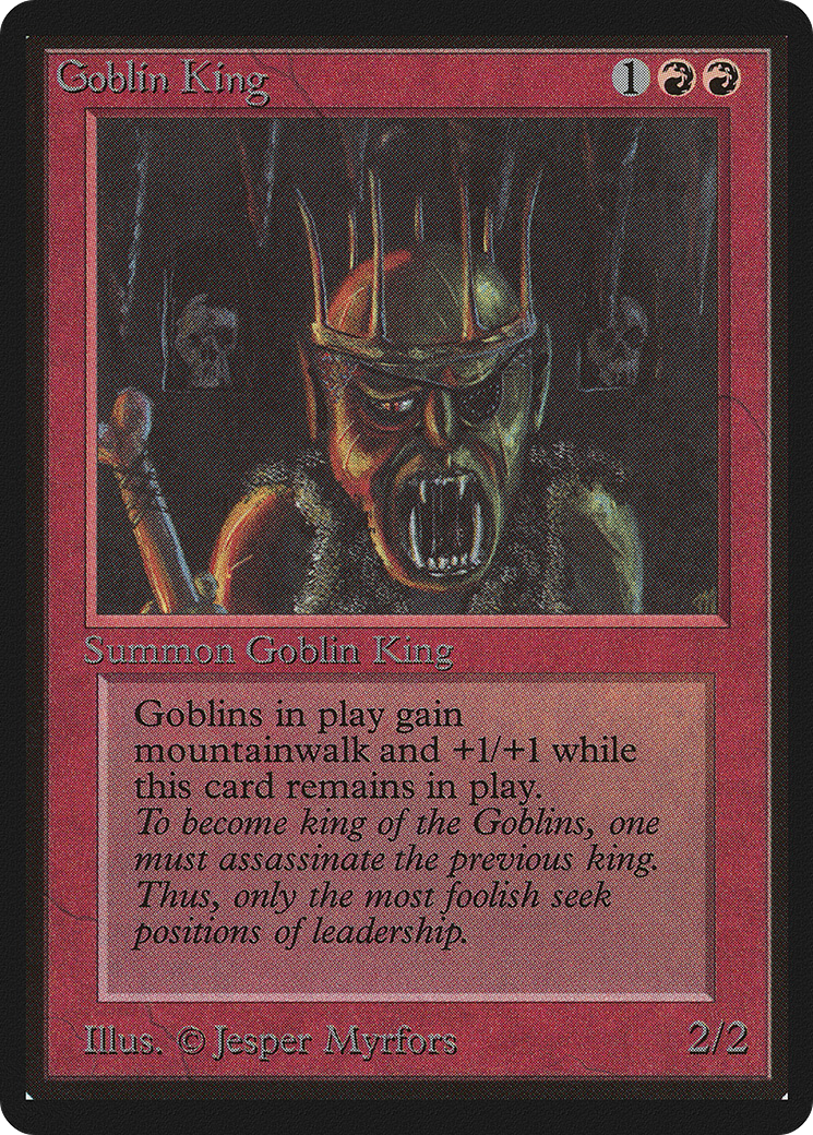 {R} Goblin King [Beta Edition][LEB 155]