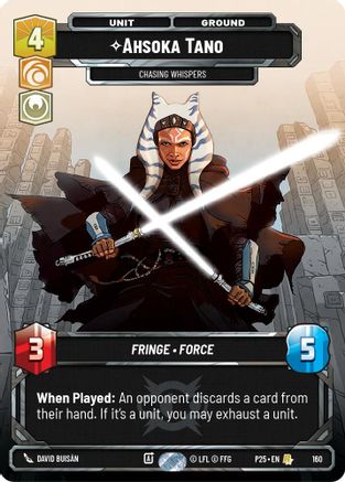 Ahsoka Tano - Chasing Whispers (160) - Sector and Regional Promos Season 1 Foil