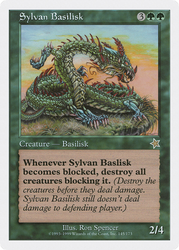 {R} Sylvan Basilisk [Starter 1999][S99 145] - Misty Mountain Games